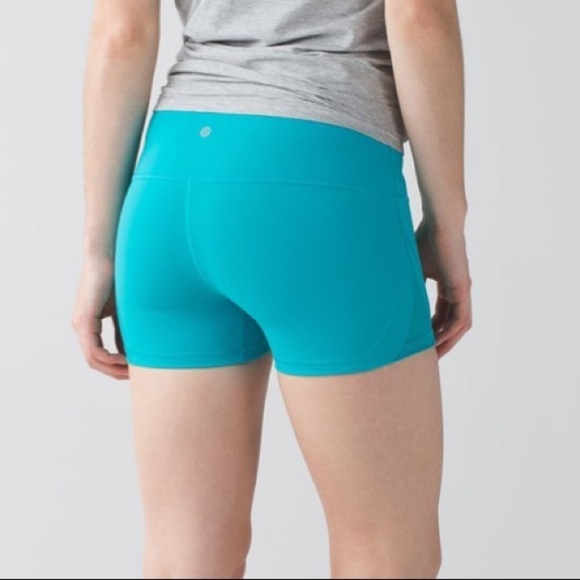 Lululemon Sweaty Endeavor Short Peacock Blue - Picture 2 of 8